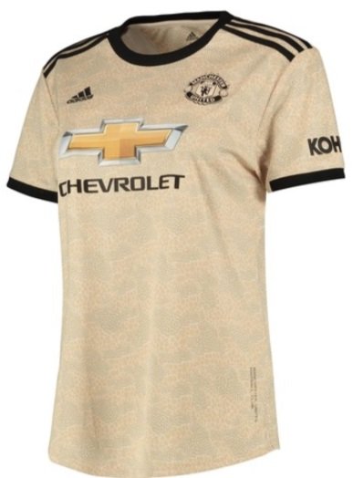 Camisa feminina oficial Adidas Manchester United 2019 2020 II